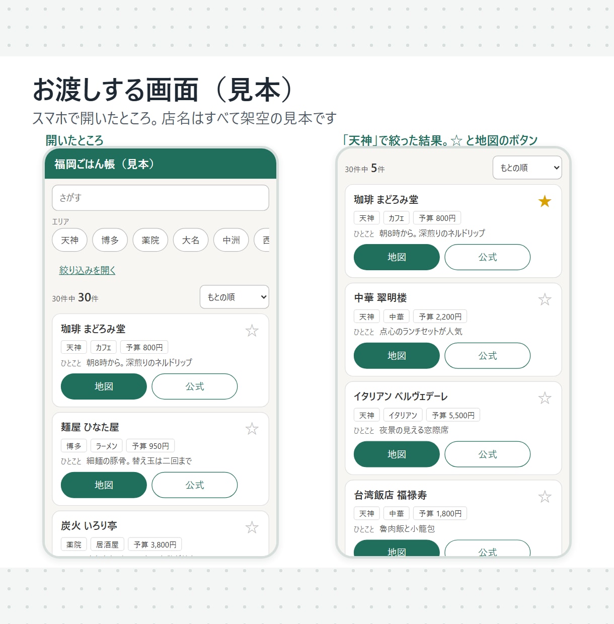 好きなものリストを探せるアプリにします 行きたい店・蔵書・推しの一覧を、スマホで探して絞れる イメージ2