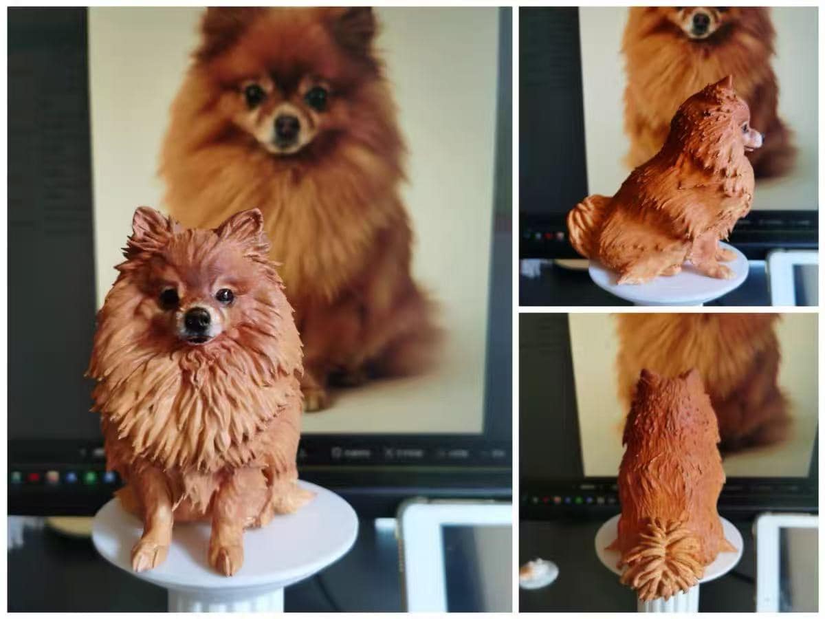 愛犬愛猫のオーダーメイド3Dフィギュアを制作します 写真から息づくような立体へ　驚きのコスパでの至高のメモリアル イメージ5
