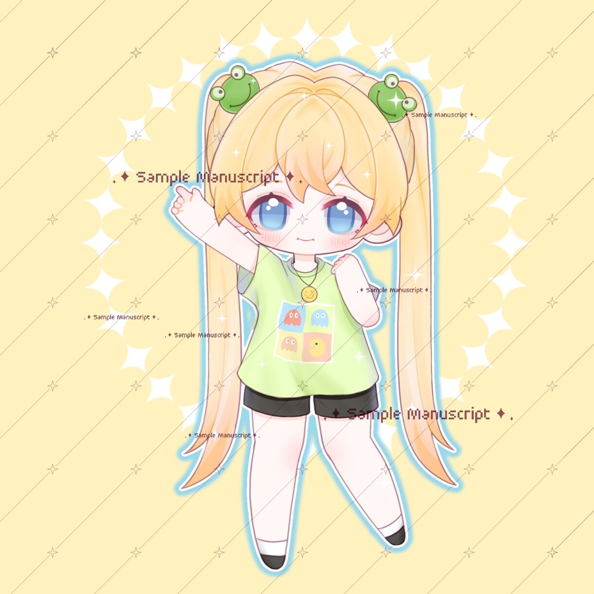 かわいい♡ミニキャラ描きます アイコン、グッズ、ステッカーなどに♡ イメージ4