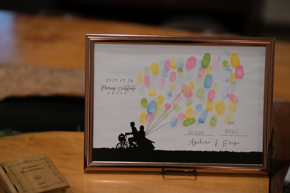 １　写真から結婚証明書作ります お気に入りの写真で世界に一つの結婚証明書 イメージ2