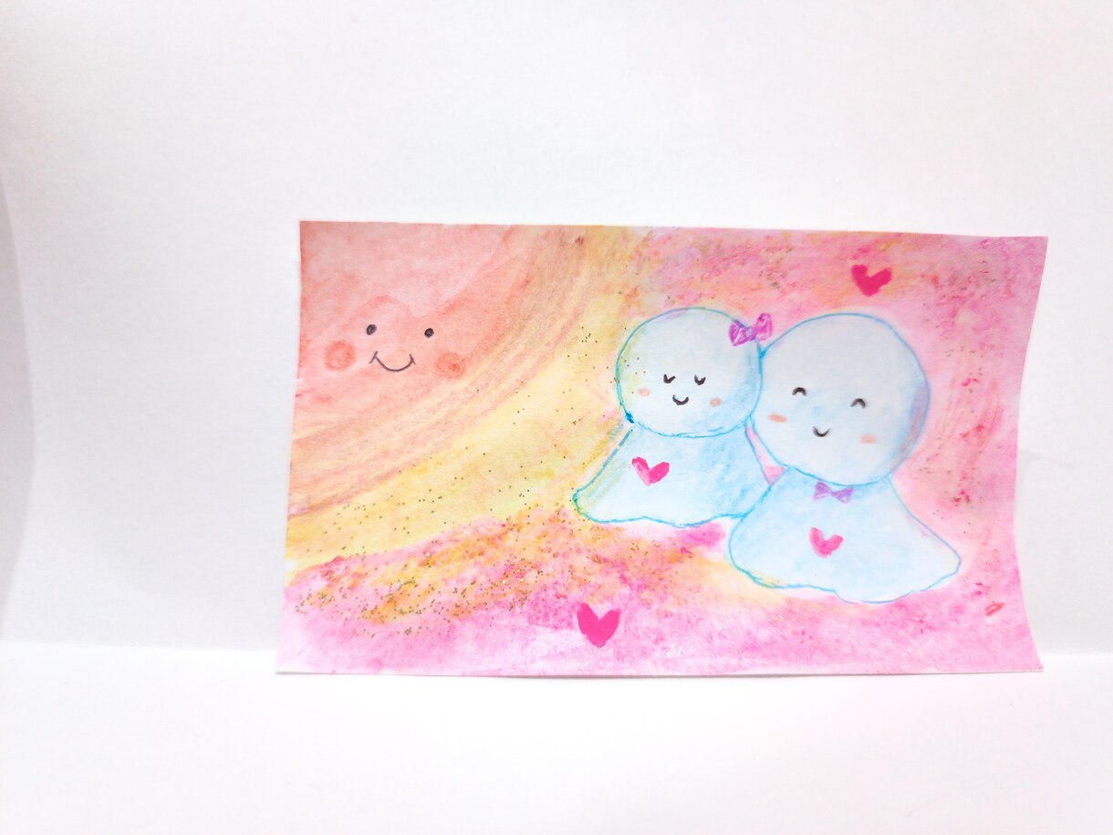 あなたのエネルギーアートを描きます あなたに今必要な事を、エネルギーを感じて描きます♡ イメージ4