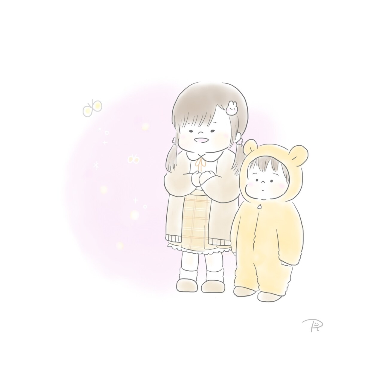 可愛くデフォルメした似顔絵アイコンをお描きします ふんわり優しいタッチに仕上げます☆ イメージ4