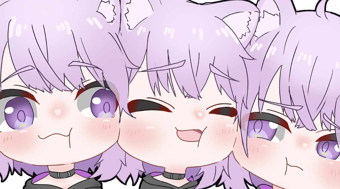 登録者1万人手描き絵師がミニキャラ描きます vtuber切り抜き動画の絵柄であなただけのアイコン作成 イメージ4