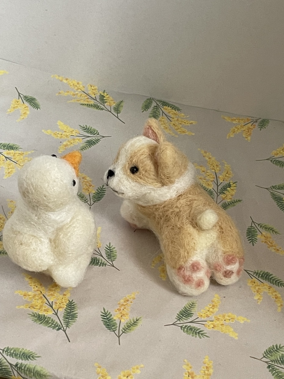 わんちゃん好きさんに喜ばれます オリジナルわんちゃんを羊毛フェルトで制作します イメージ5