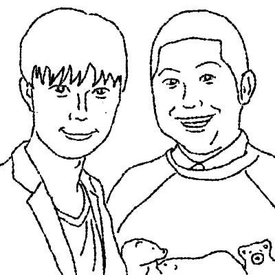 シンプルフレンチ調の似顔絵を★スピード納品★します おしゃれでシンプルな似顔絵をスピード納品します イメージ2