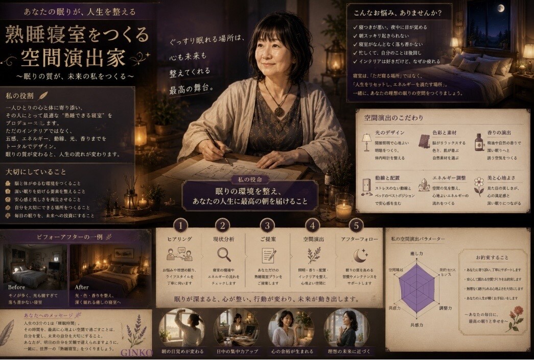 眠れない夜を「至福の朝」へ変える空間をつくります 熟睡寝室をつくる法則をつくる法則(空間演出) イメージ1
