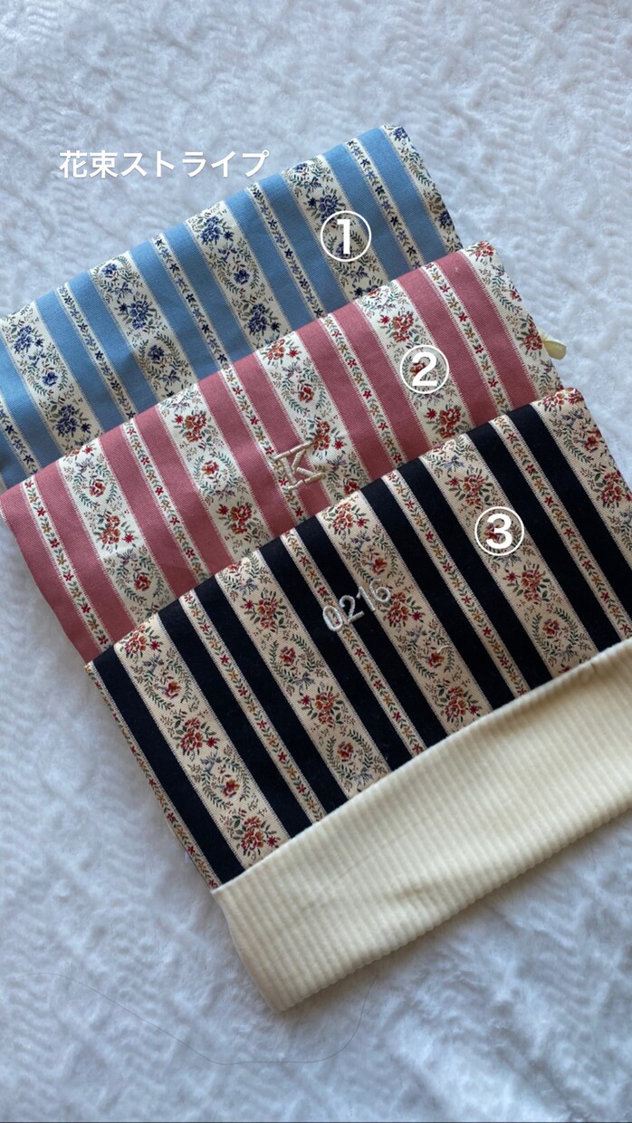 保育園グッズ/名入れ出産祝いなど受注生産で作ります 普段ハンドメイドshopをしているママが丁寧に裁縫しますꕀ イメージ7