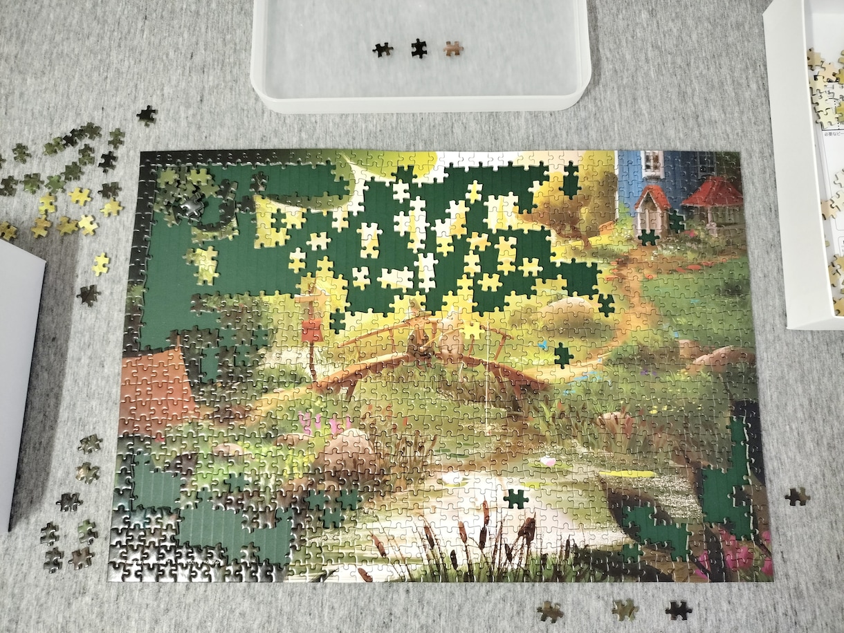 ジグソーパズルの組み立て代行いたします お気に入りのイラストや絵画をお部屋に飾りませんか♪ イメージ4