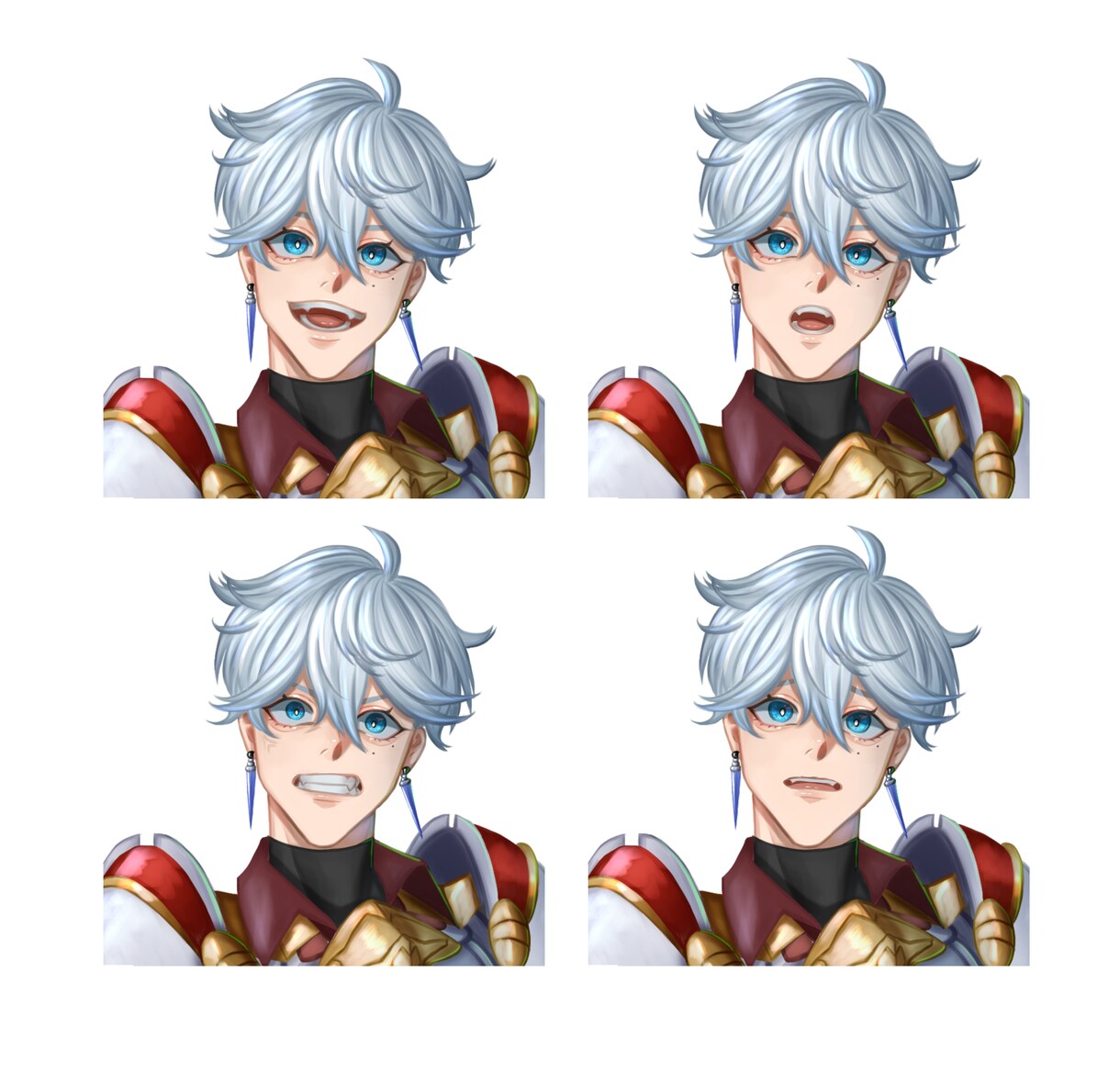 キャラクターの個性が光る立ち絵イラストお描きします 表情差分対応◎世界観に合わせた衣装・小物も丁寧に表現します イメージ7