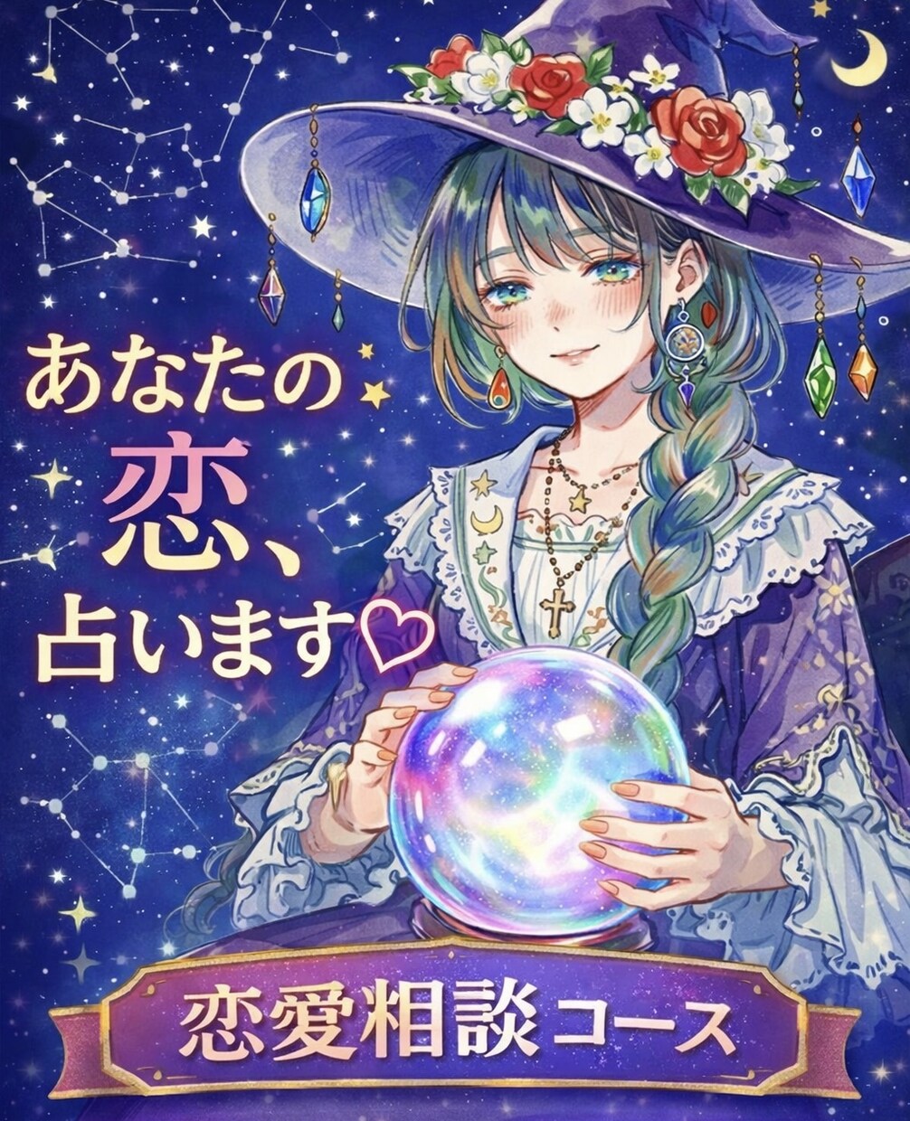 あなたの恋を心と星の両方から読み解きます あなたの恋を生年月日で占ってみませんか？ イメージ1