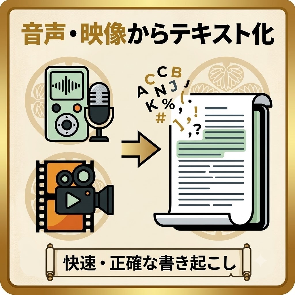 音声・動画を高速文字起こしします 入力速度421文字/分！スピードと正確さで対応します イメージ2