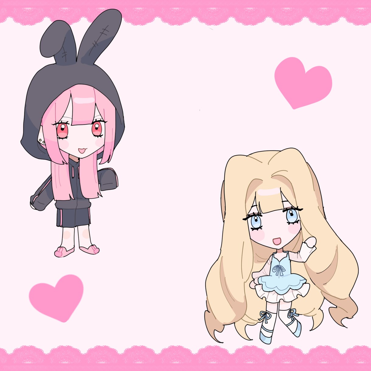 かわいいミニキャライラストを制作します SNSアイコン、プレゼント、配信、グッズ等に！ イメージ4
