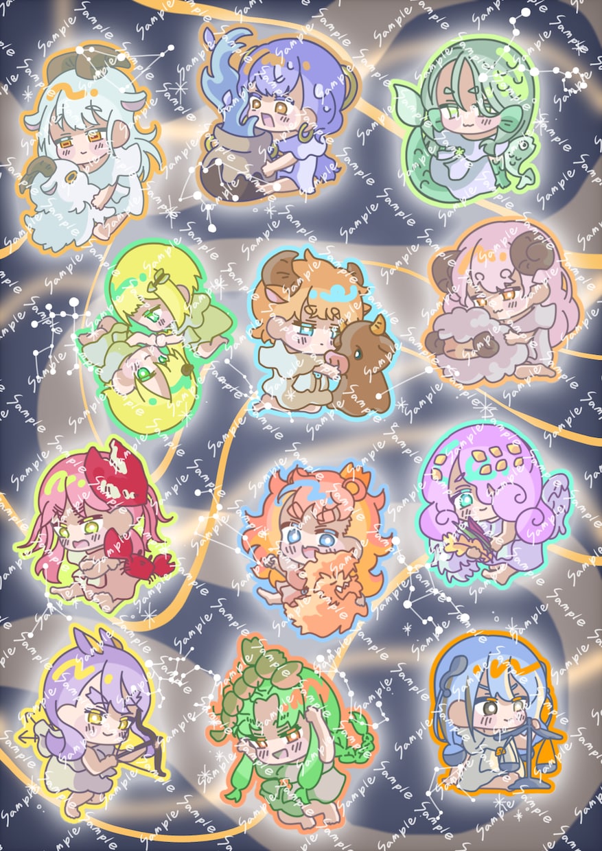 かわいい女の子のミニキャラ描きます 今だけ価格★安く早くかわいい！幅広い使用用途です！ イメージ6