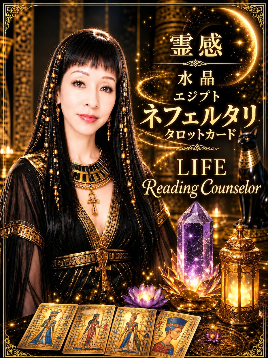 エジプトのCardで愛の真実を解き明かします 霊感とネフェルタリCardで今を深く読み本来のあなたへ戻す イメージ1
