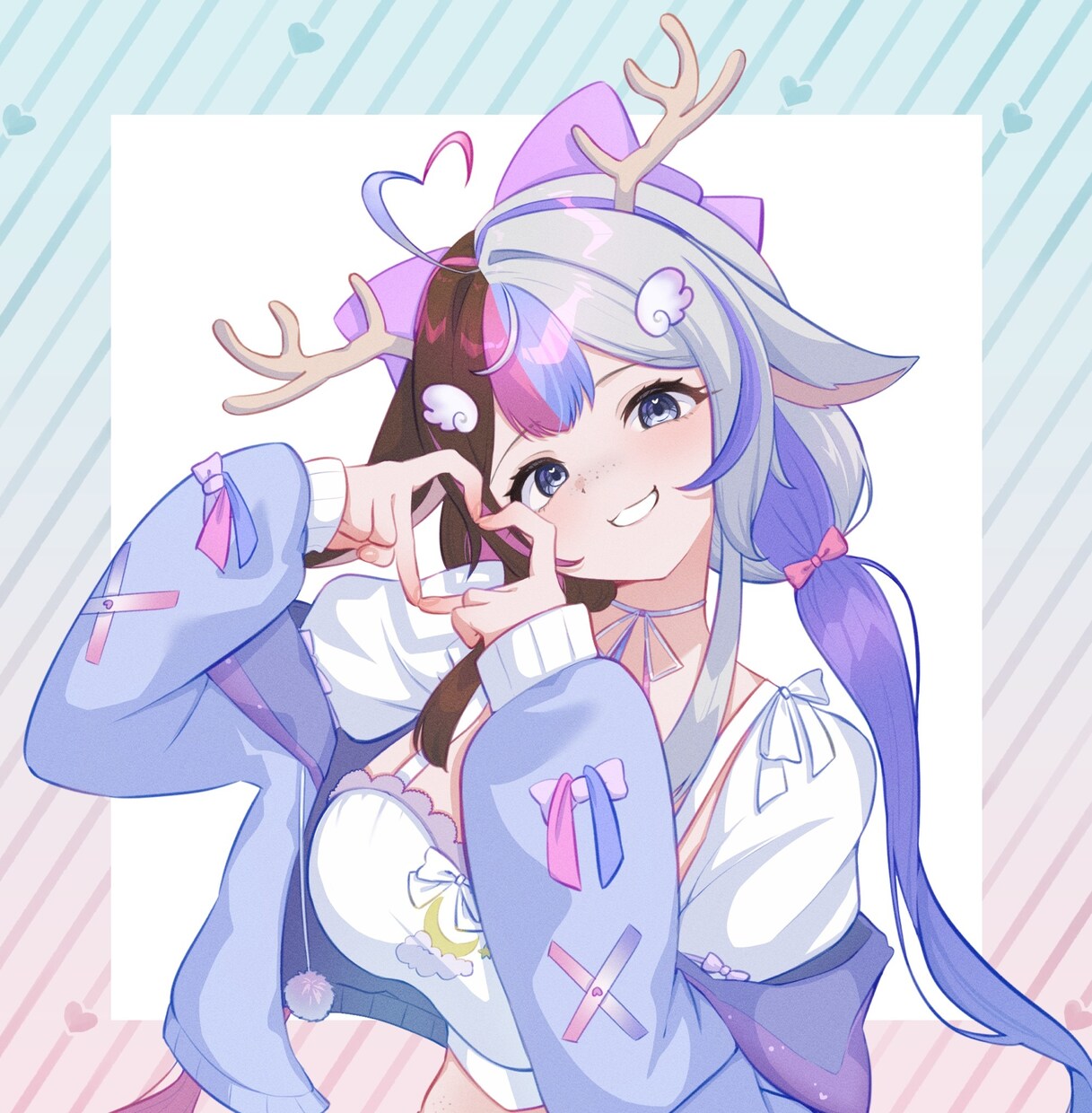 skeb形式！アニメ塗りのイラストを描きます 可愛くセクシー！低価格！Vtuber、Vライバー様向け！ イメージ6