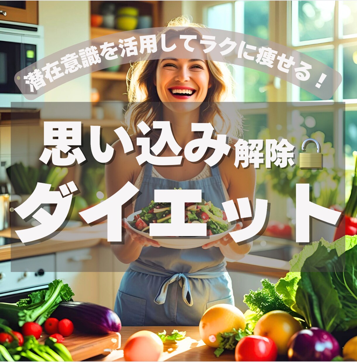 ヒプノセラピー太る思い込み解除！自然に痩せさせます 我慢ダイエットはもう終わり！無意識下のストレスを根本解消 イメージ1