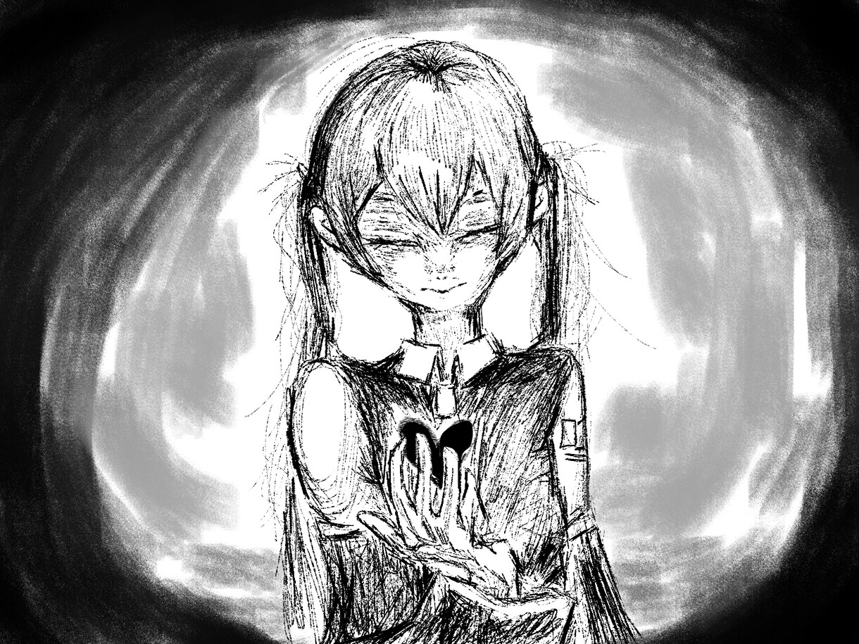 ホラー!!ダーク!!な、イラストを描きます 暗めの世界観！まるで海外の絵本のよう！ イメージ1