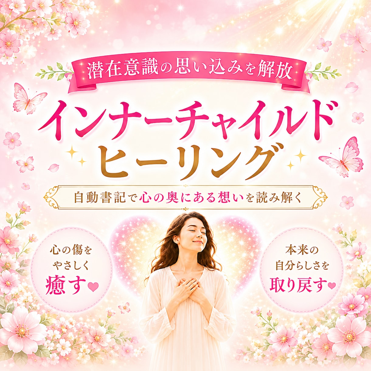 インナーチャイルドを癒し心の傷をやさしく解放します 自動書記で潜在意識の思い込みを読み解き本来の自分にもどる イメージ2