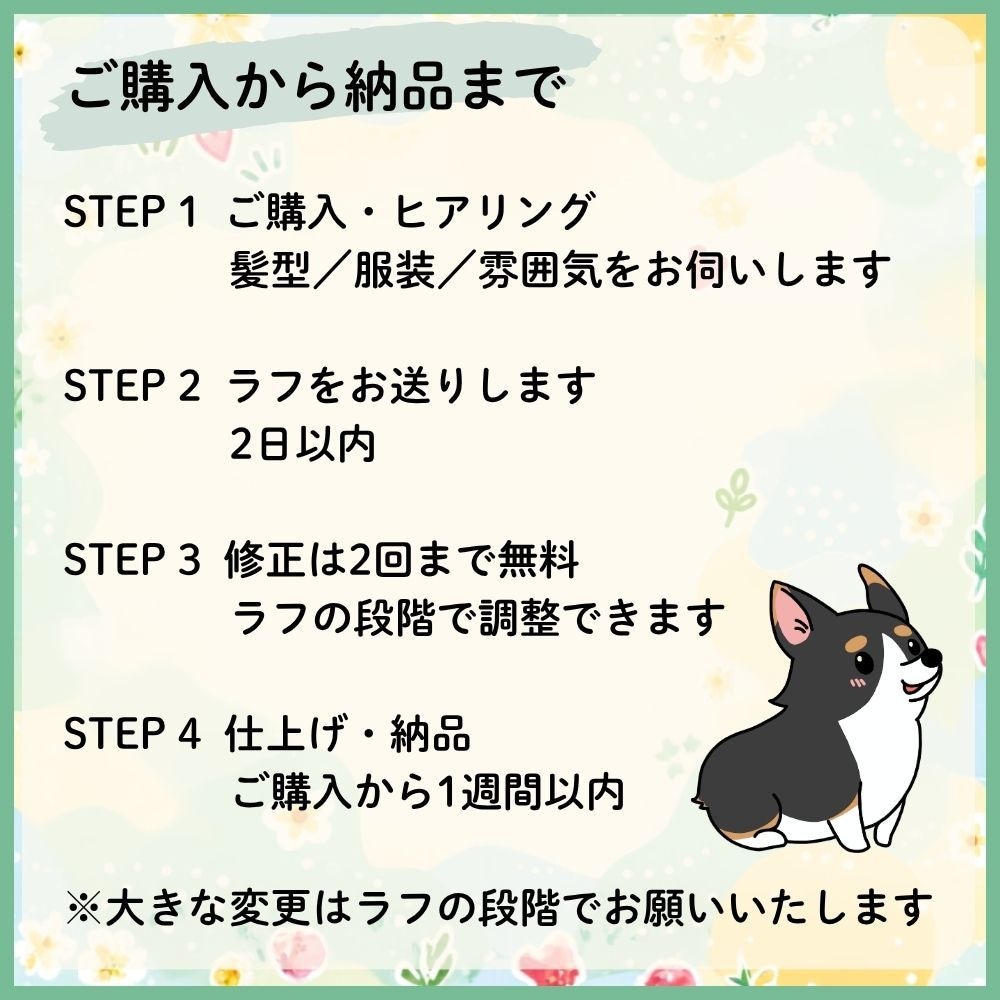 先着3名様★手描きのゆるかわアイコン描きます ゆるくてやさしい、あなただけのアイコンを手描きします。 イメージ2