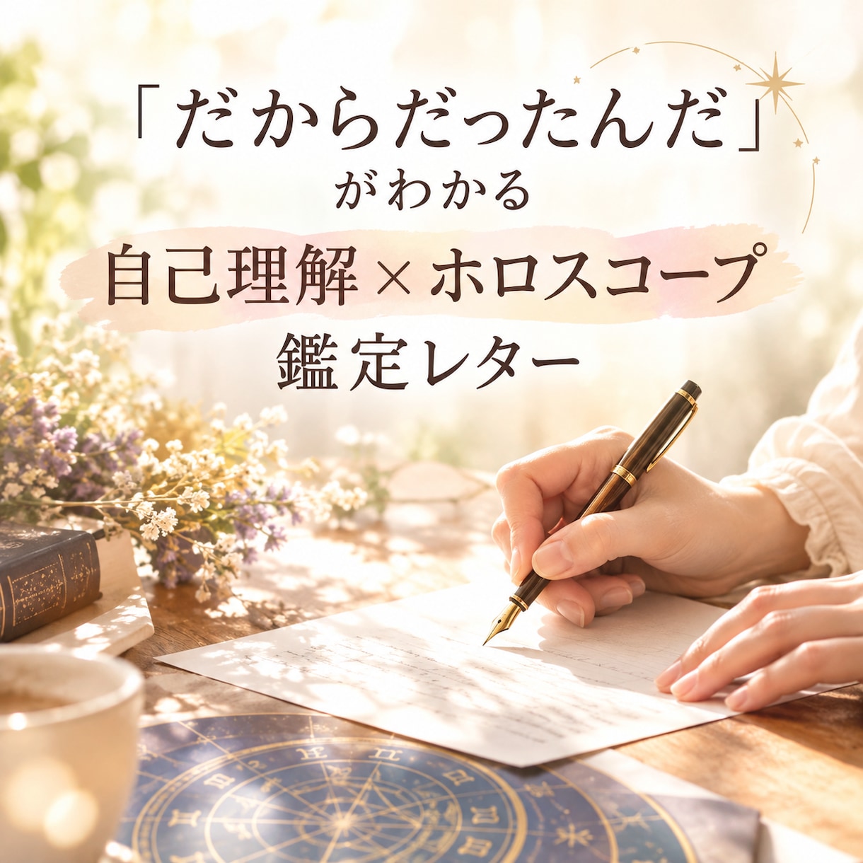 それで悩む理由を、ホロスコープから読み解きます 「だからだったんだ」陥りやすいポイントがわかる、あなたの取説 イメージ1