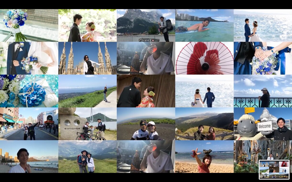 卒花制作！結婚式のオープニングムービー作ります ◆修正・写真変更など何度でも追加料金不要！◆ イメージ8