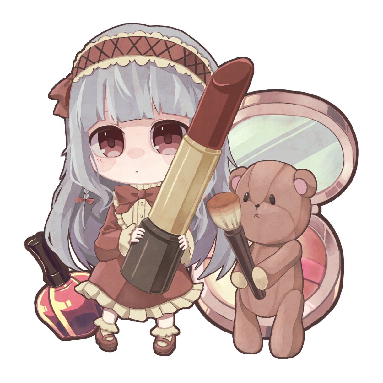 デフォルメイラスト制作します 様々なタッチに対応可能！グッズ制作等に！ イメージ5