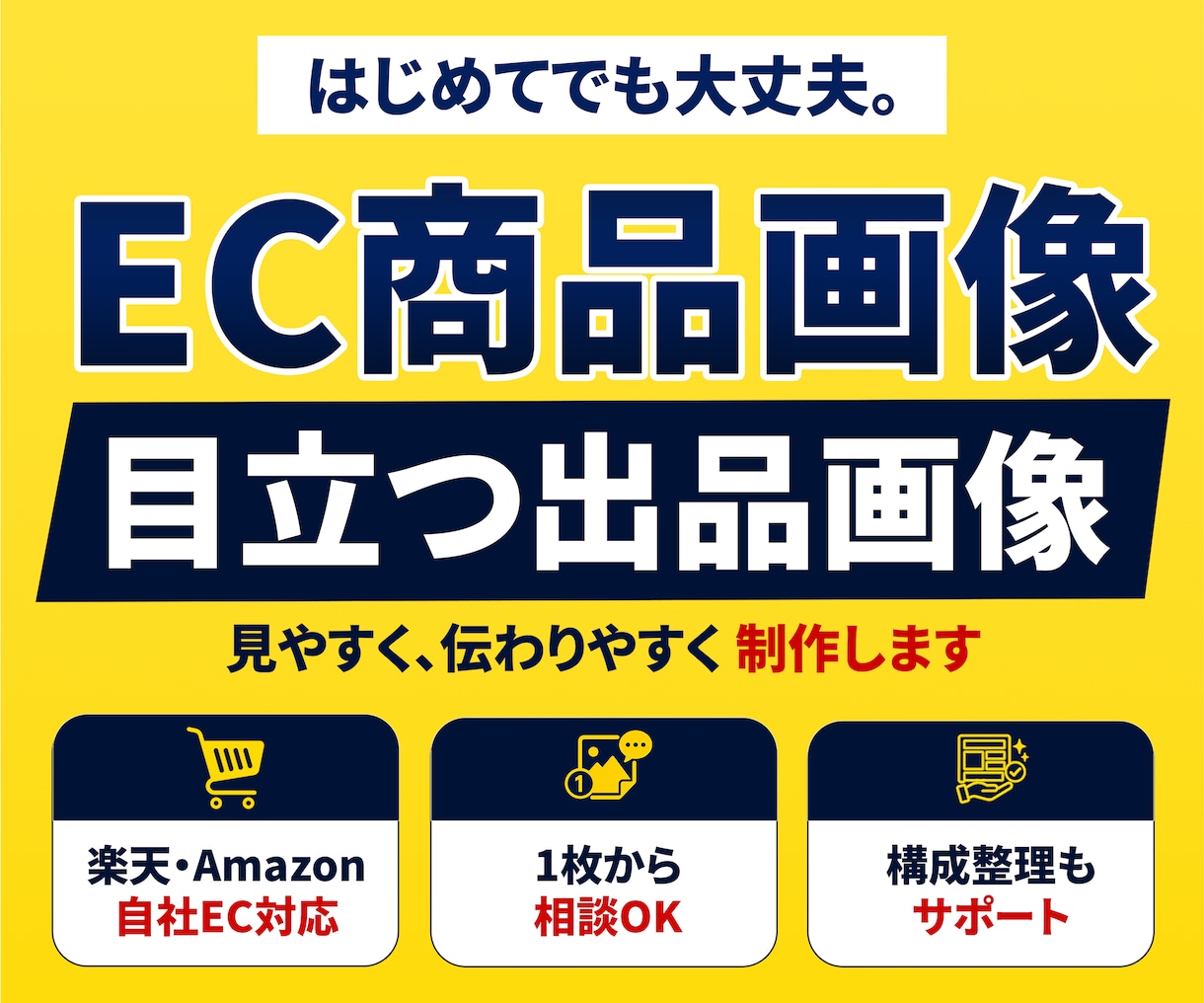 ECサイト・楽天向けの商品画像を制作します 商品の特徴や魅力が伝わりやすい画像づくりをお手伝いします イメージ1