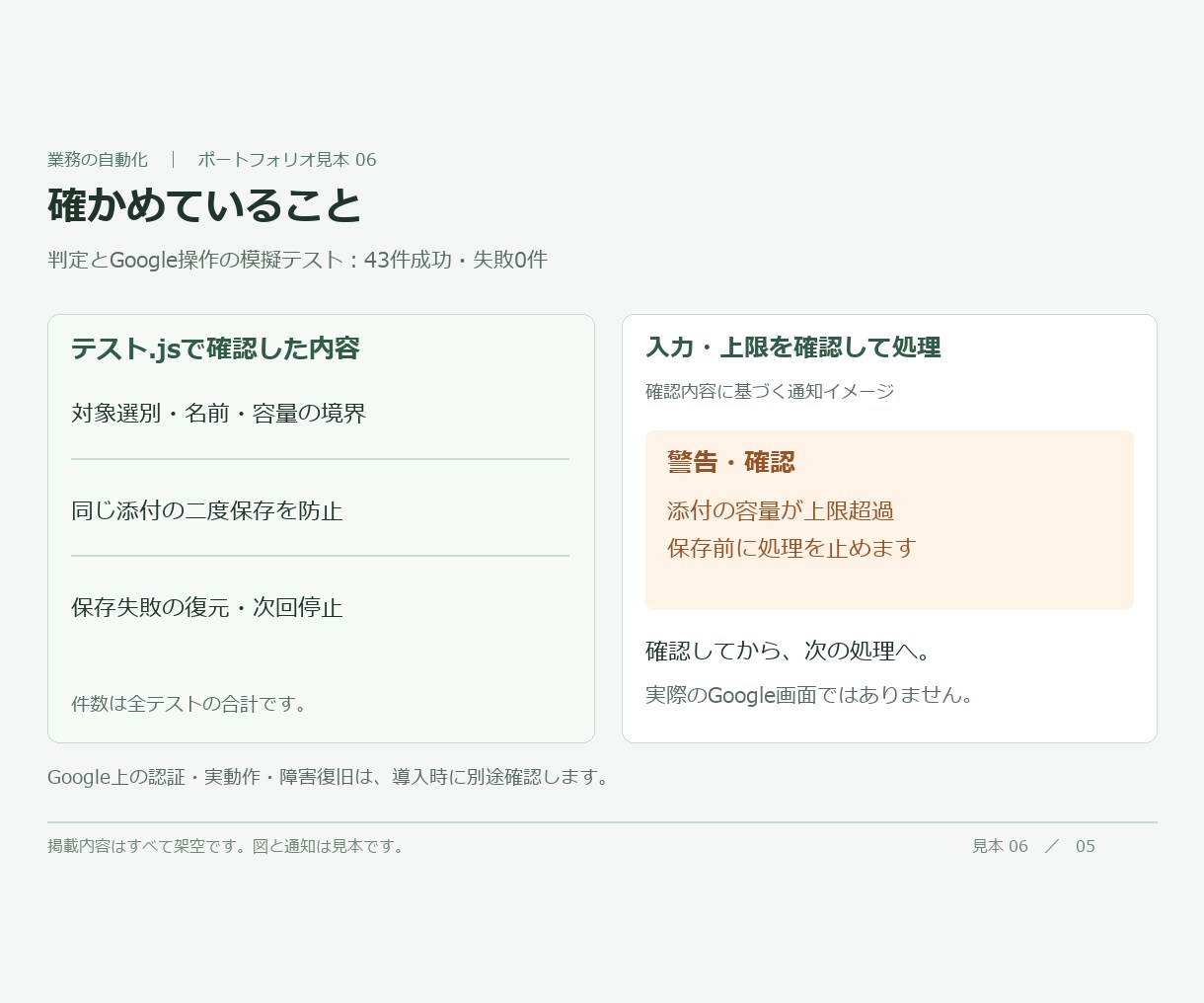 Gmailの添付をDriveへ自動保存します 添付を探して保存する手間を、一覧まで自動に イメージ6