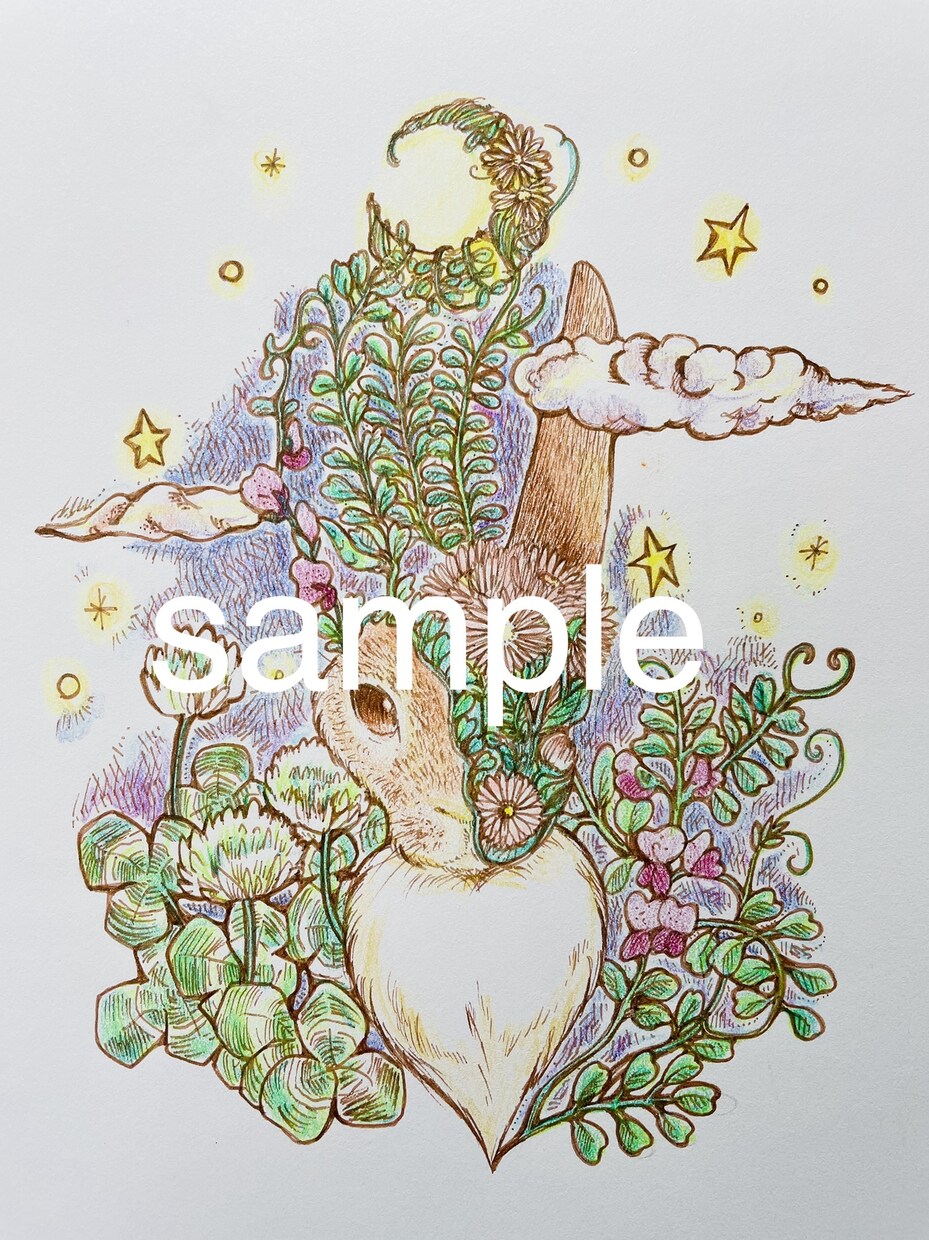 アナログイラスト描きます 主に色鉛筆で暖かみのあるイラストを描きます。 イメージ1