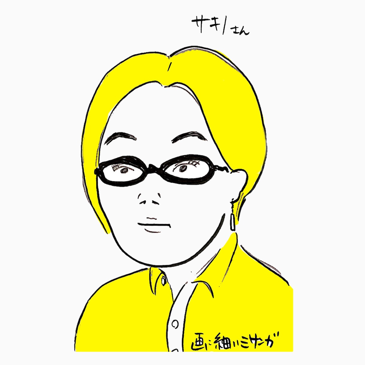 絶妙に似てないけど味のある似顔絵描きます 30%から60%似ている似顔絵です。 イメージ2