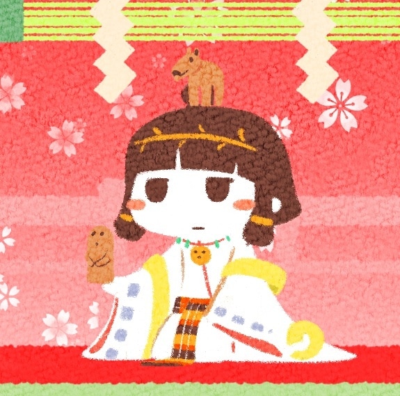 ゆるゆるっとした神様のアイコン描きます ほっこりかわいい神様のイラストがあなたを癒します。 イメージ1