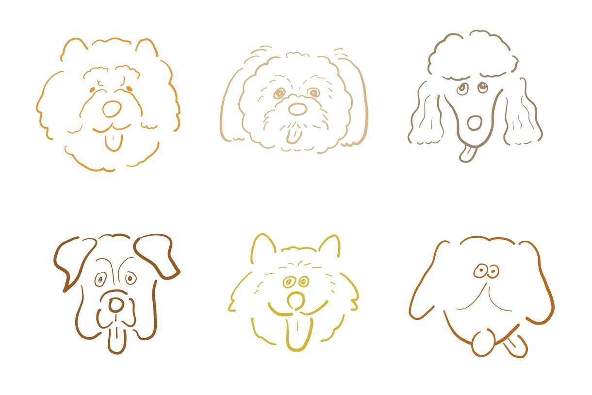 シンプルでゆるい手描き似顔絵をお届けします 人物や動物の似顔絵、そのほかでもご相談に応じます イメージ3