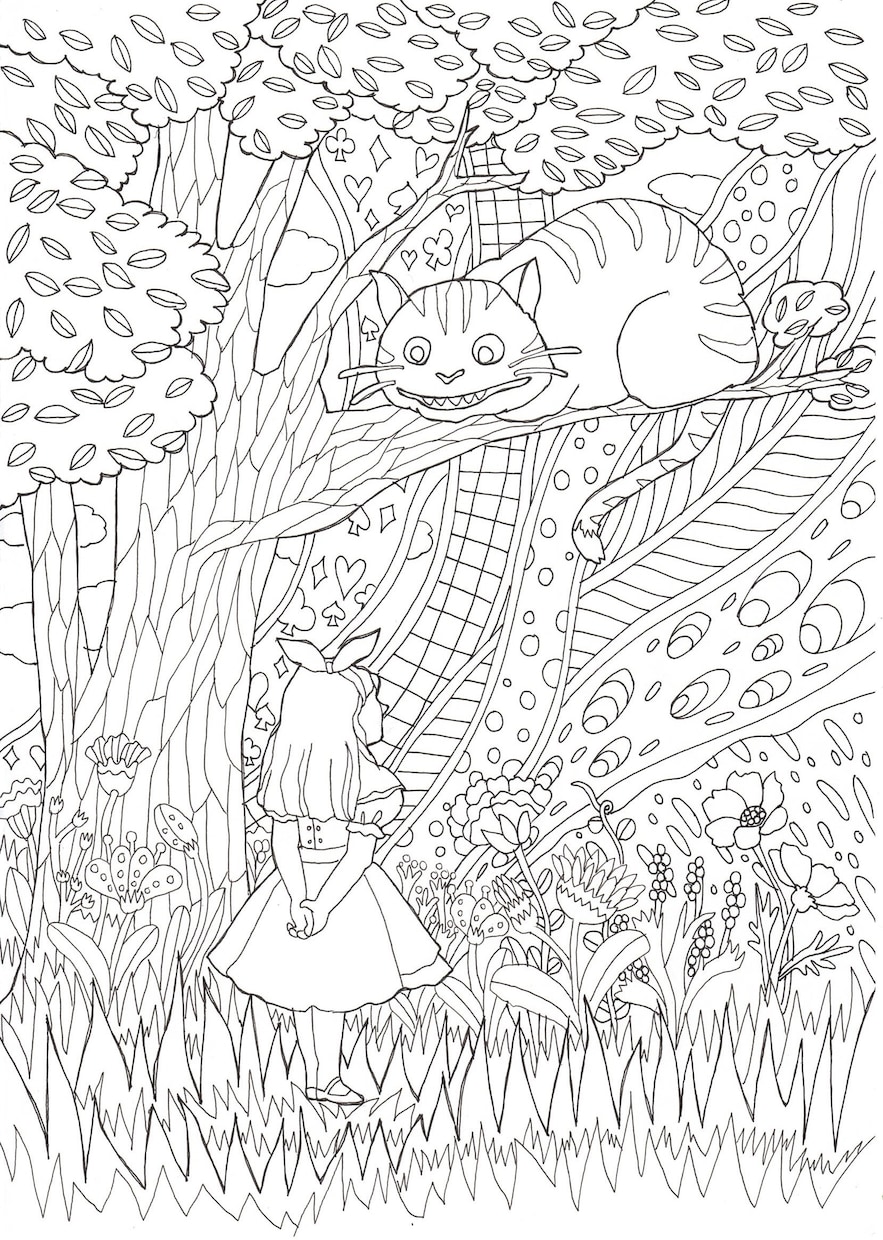 オリジナル塗り絵・イラストを制作します 楽しい塗り絵をつくりませんか。線画イラストとしても活用OK。 イメージ3
