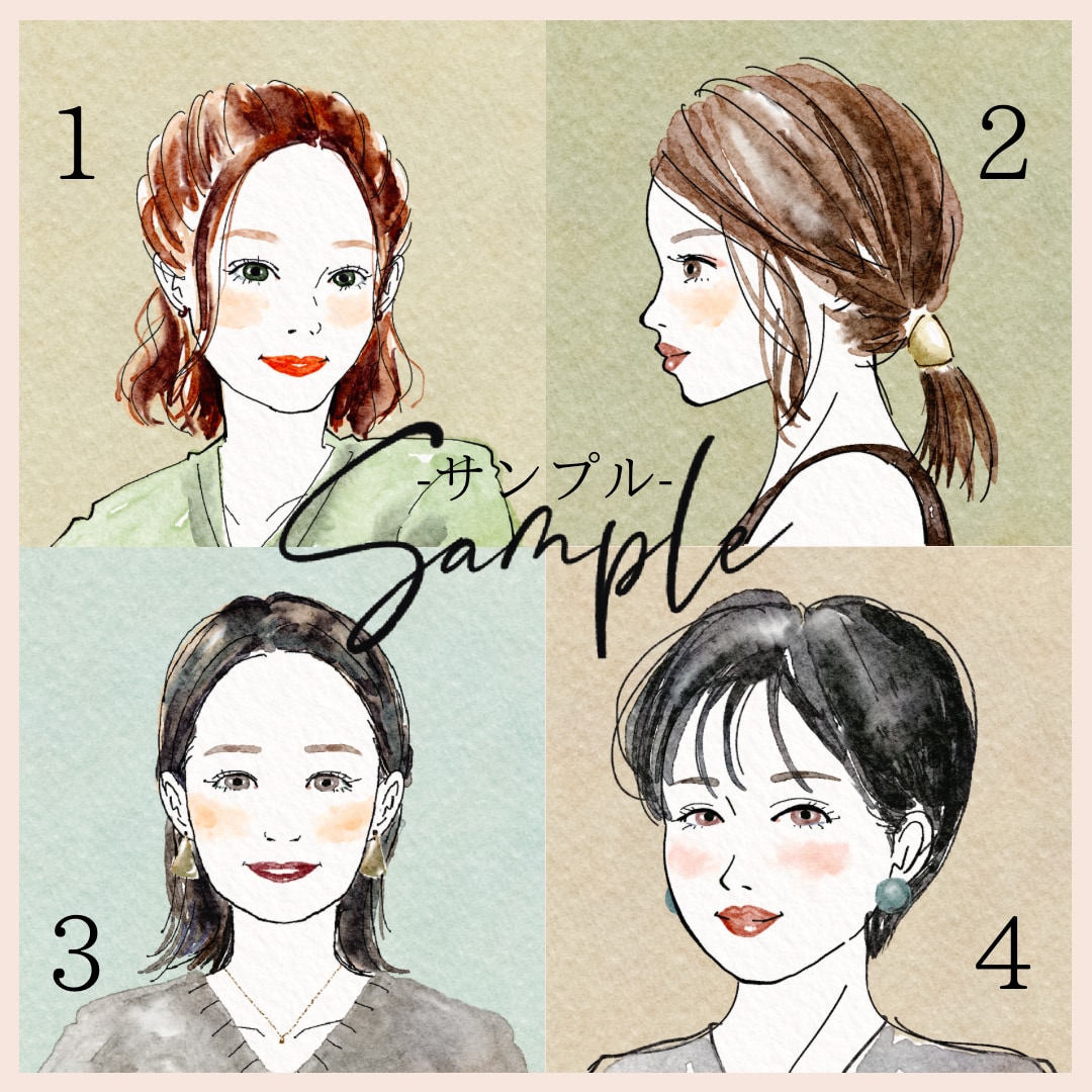 副業に◎おしゃれ好印象アイコン描きます 似顔絵師があなたの魅力を表現します イメージ4