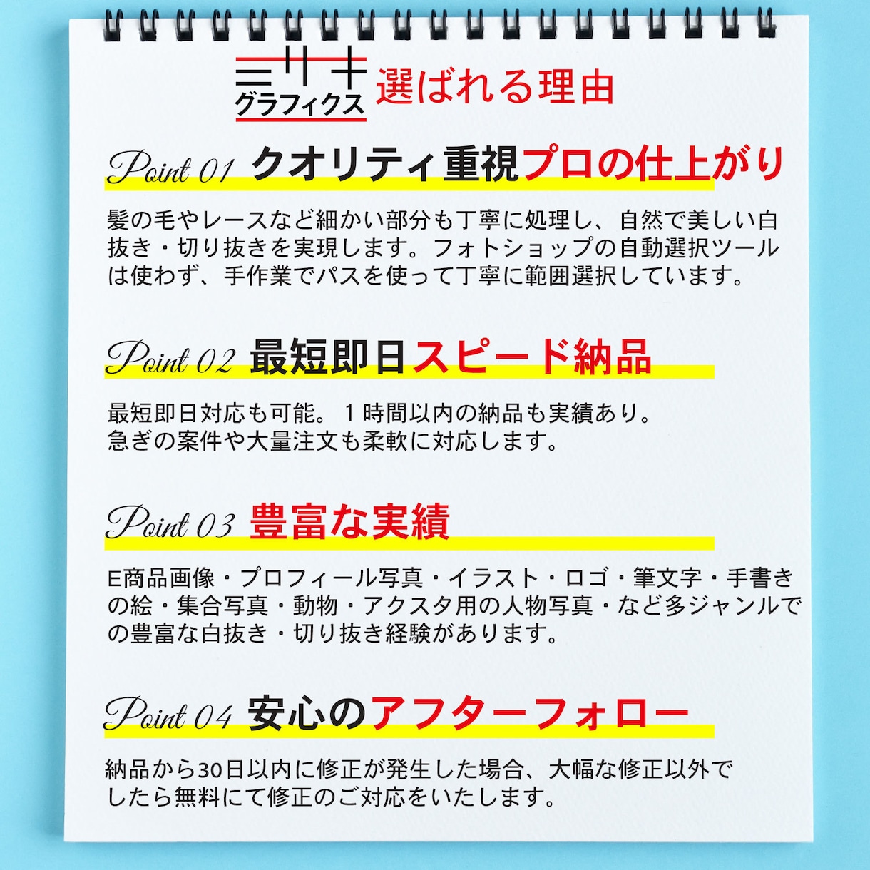商品画像やアクスタ白抜き・切り抜き爆速で仕上げます アマゾン楽天の商品画像やアクスタの背景透過をプロが即日対応 イメージ3