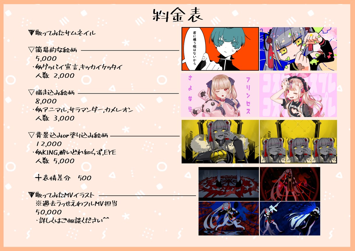 サムネイル描きます 4ki専用サムネイルご依頼ページ イメージ1
