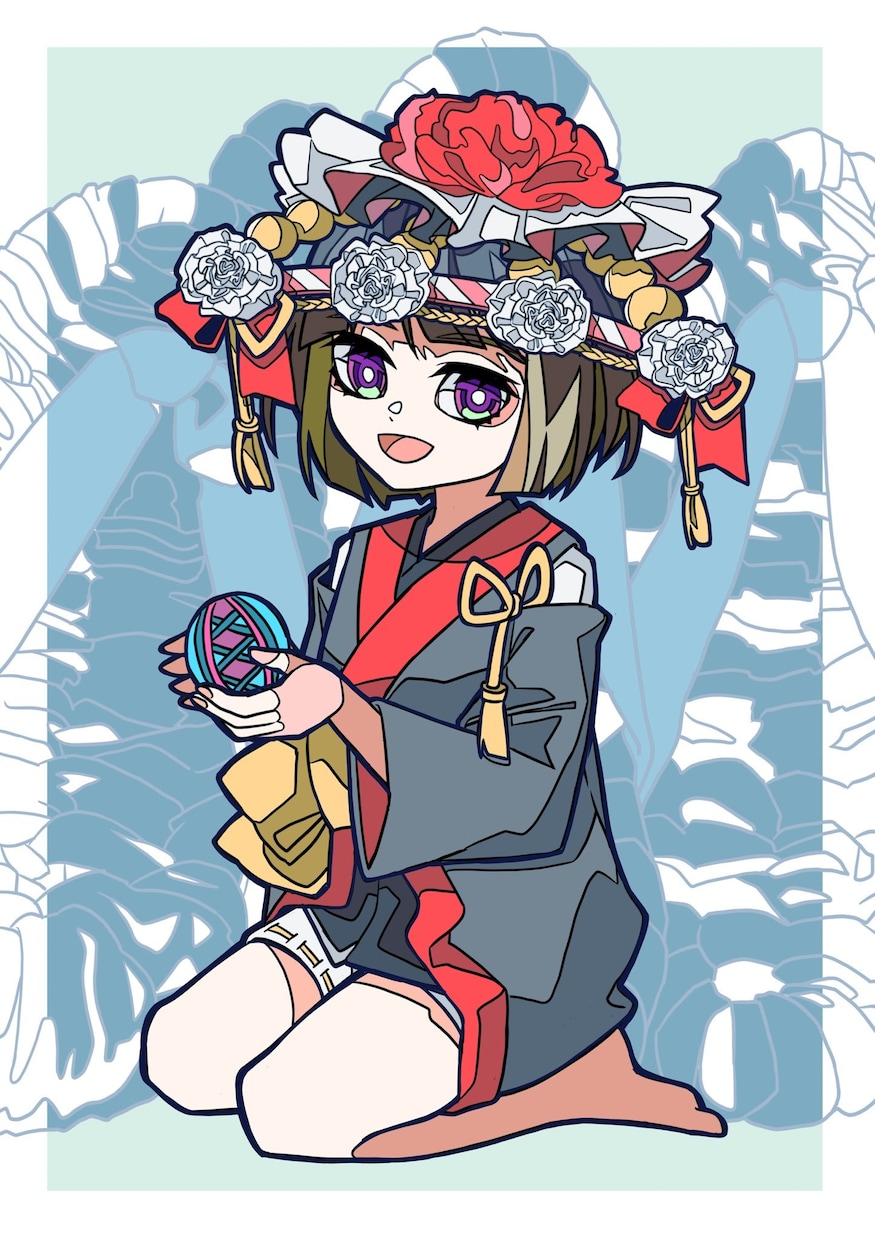 ステンドグラスのようなイラストをお届けいたします 他の人とひと味違うテイストで印象づけて差をつけろ！！ イメージ3