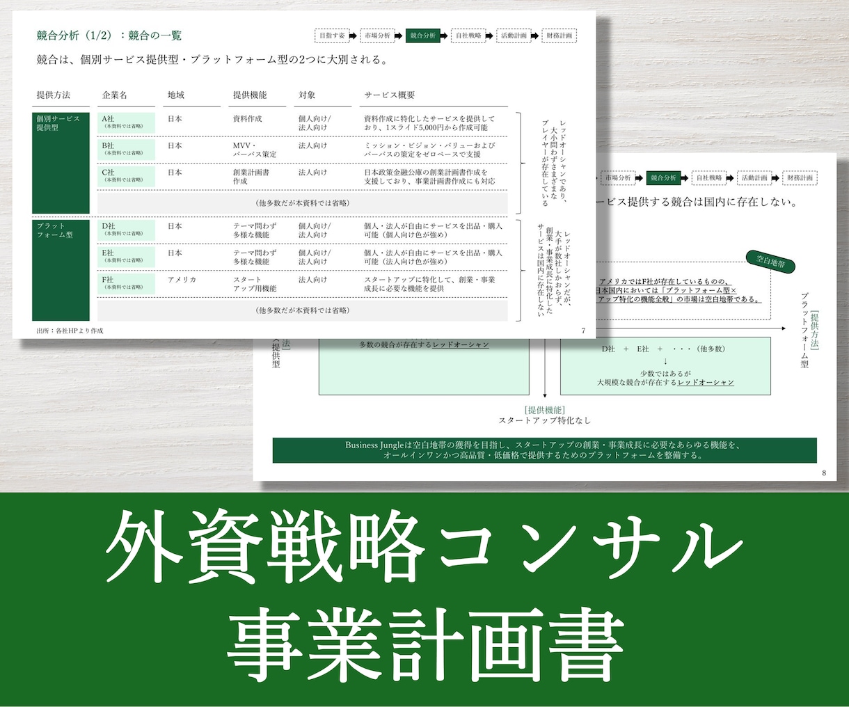 外資戦略コンサルが事業計画書を作成します 新規出品のため実績10件まで半額キャンペーン中！ イメージ6
