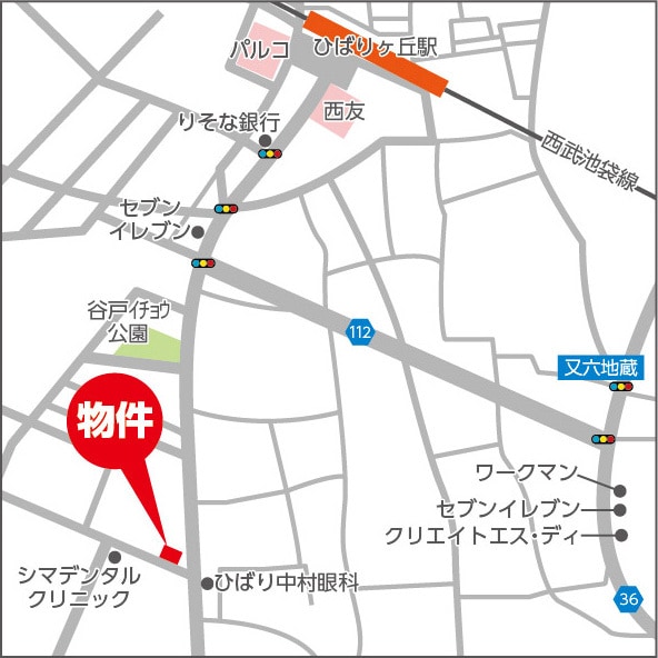 チラシや名刺等へ掲載する地図を幅広く制作します 店舗地図・現地案内図等必要な方にオススメ イメージ7