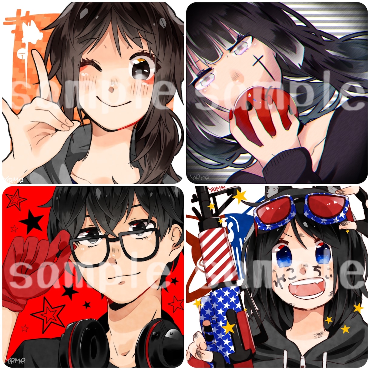 あなたのアイコンイラスト描きます 等身〜ゆる絵まで！自分だけのアイコンでSNSをもっと楽しく イメージ5