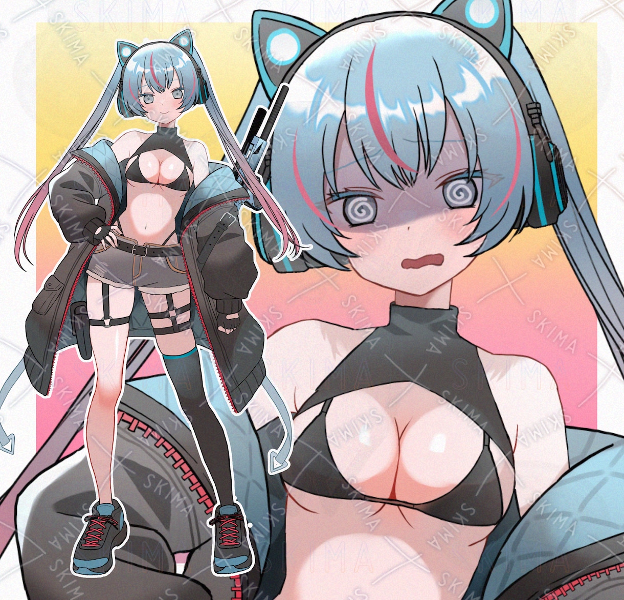 目を引く華やかなイラスト作成します 配信・グッズ・立ち絵など気軽にご相談ください イメージ8