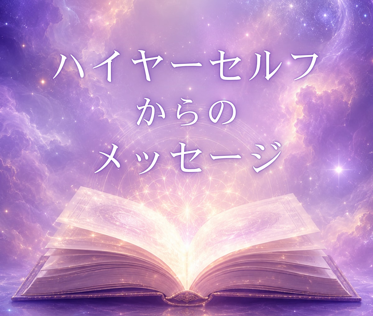 ハイヤーセルフからのメッセージお伝えします あなたに今必要なメッセージをお伝えします イメージ1