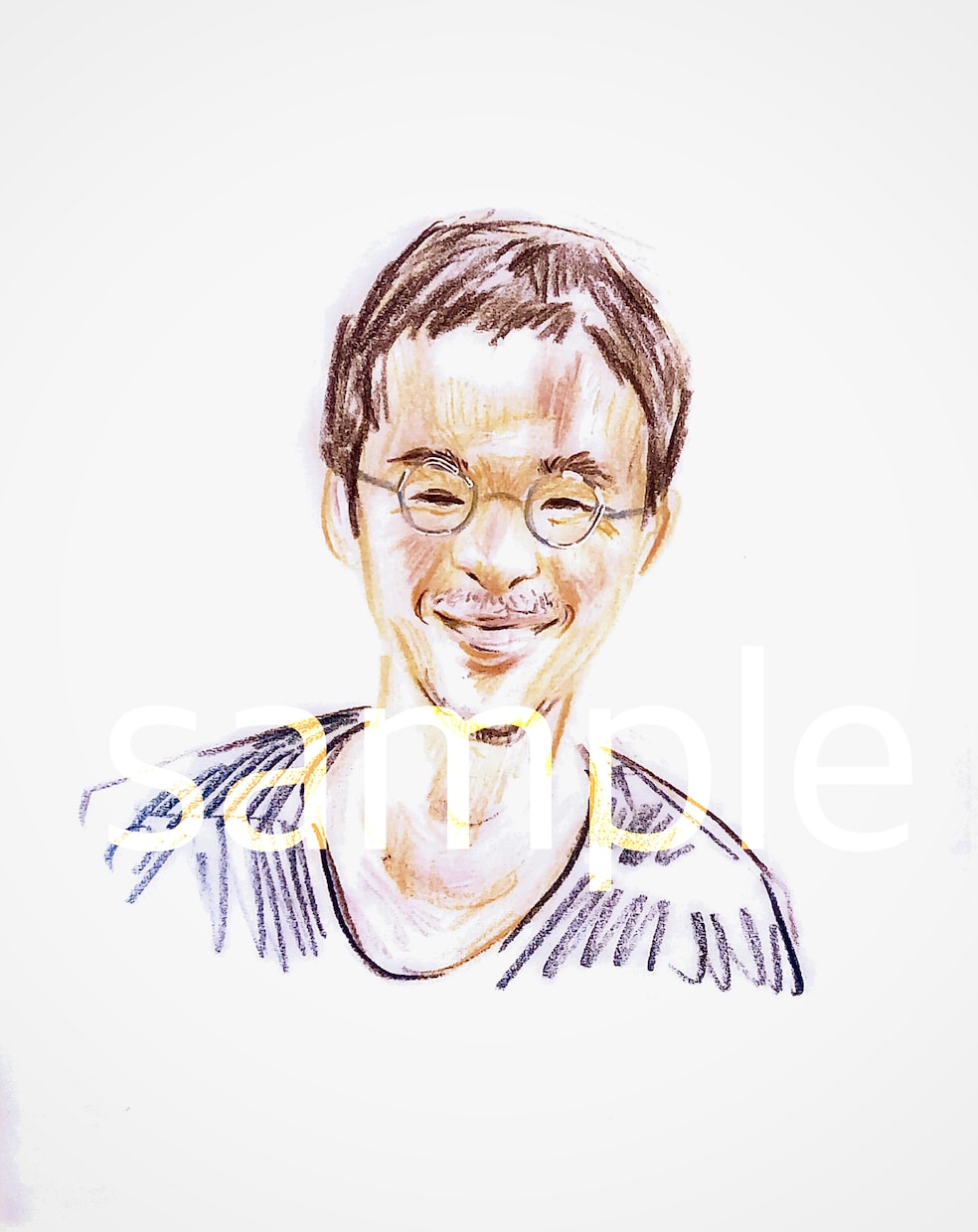 アイコンや装飾に⭐️スケッチ風に描きます 暖かさのある似顔絵作成します！ イメージ4
