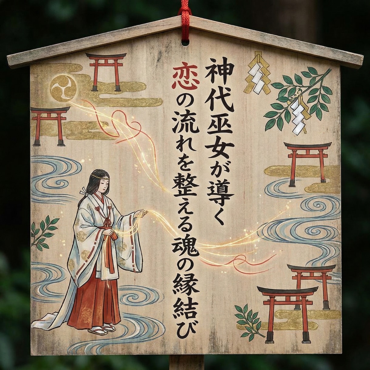 神代巫女が導く 恋の流れを整える魂の縁結びします 恋における魂の位置を整え自然なご縁の流れへ導きます イメージ1
