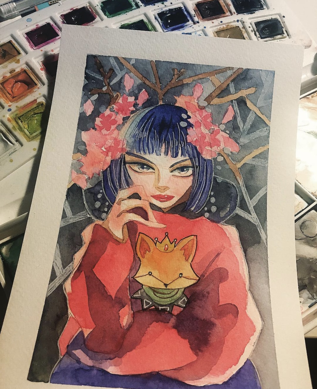 オシャレな似顔絵描きますます プレゼントやウェルカムボード・アイコンに。アートを記念に。 イメージ3