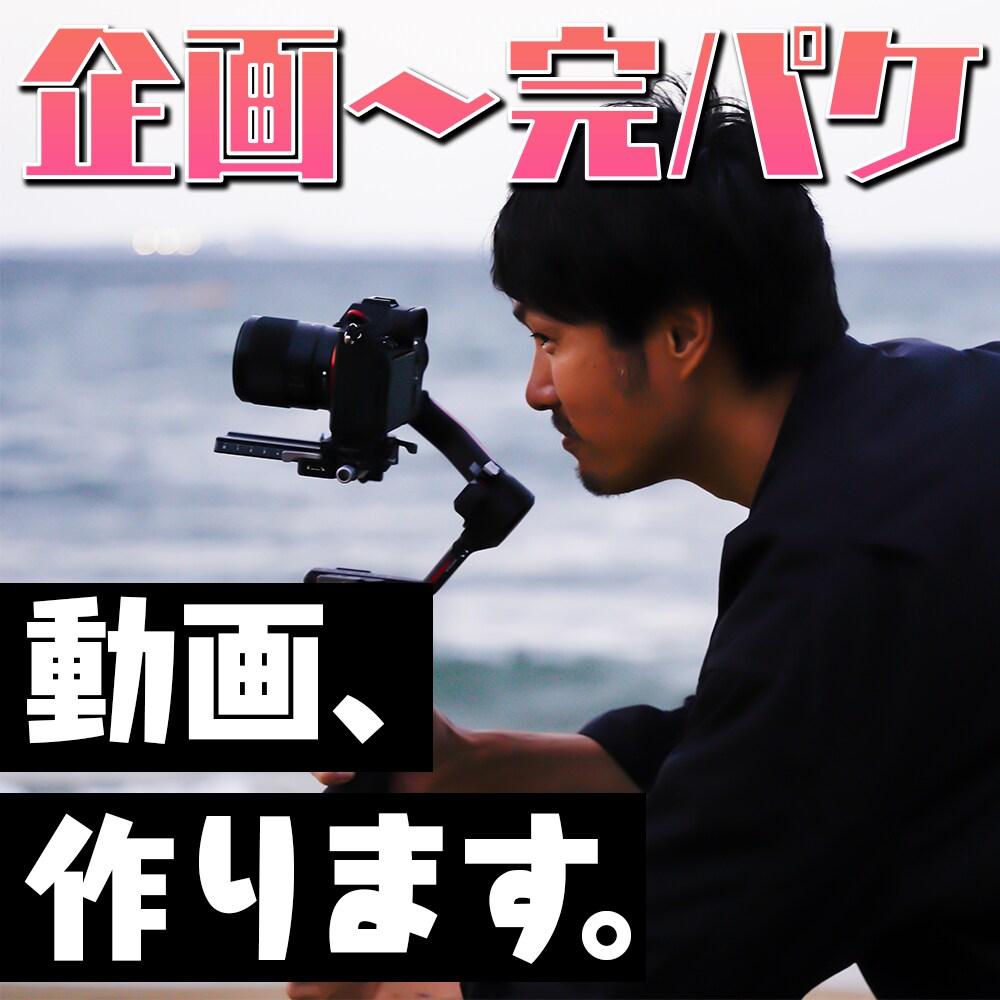 動画、つくります 丸投げ可能！イメージさえあれば動画の構成や演出も行います！ イメージ1
