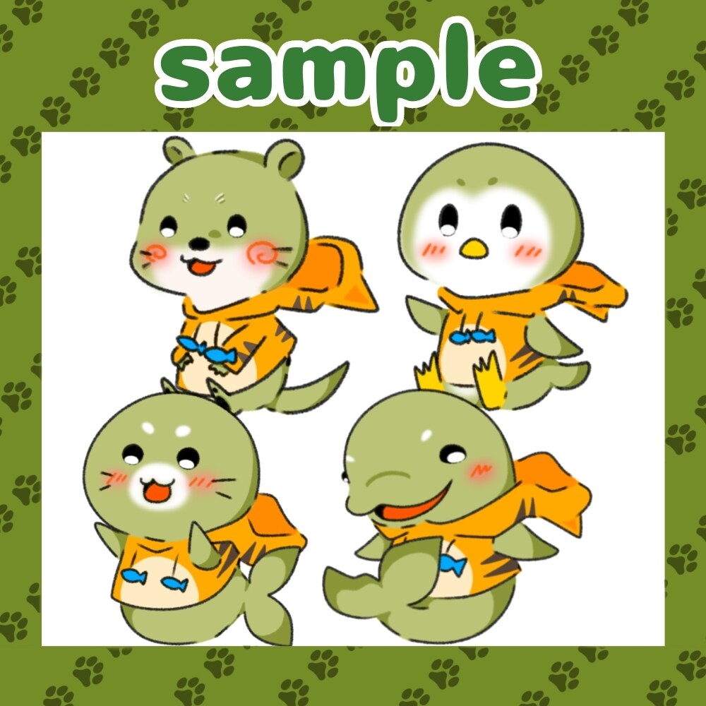 YouTube・Twitchスタンプご制作します 人物、動物何でも可愛くお仕上げ致します！ イメージ5