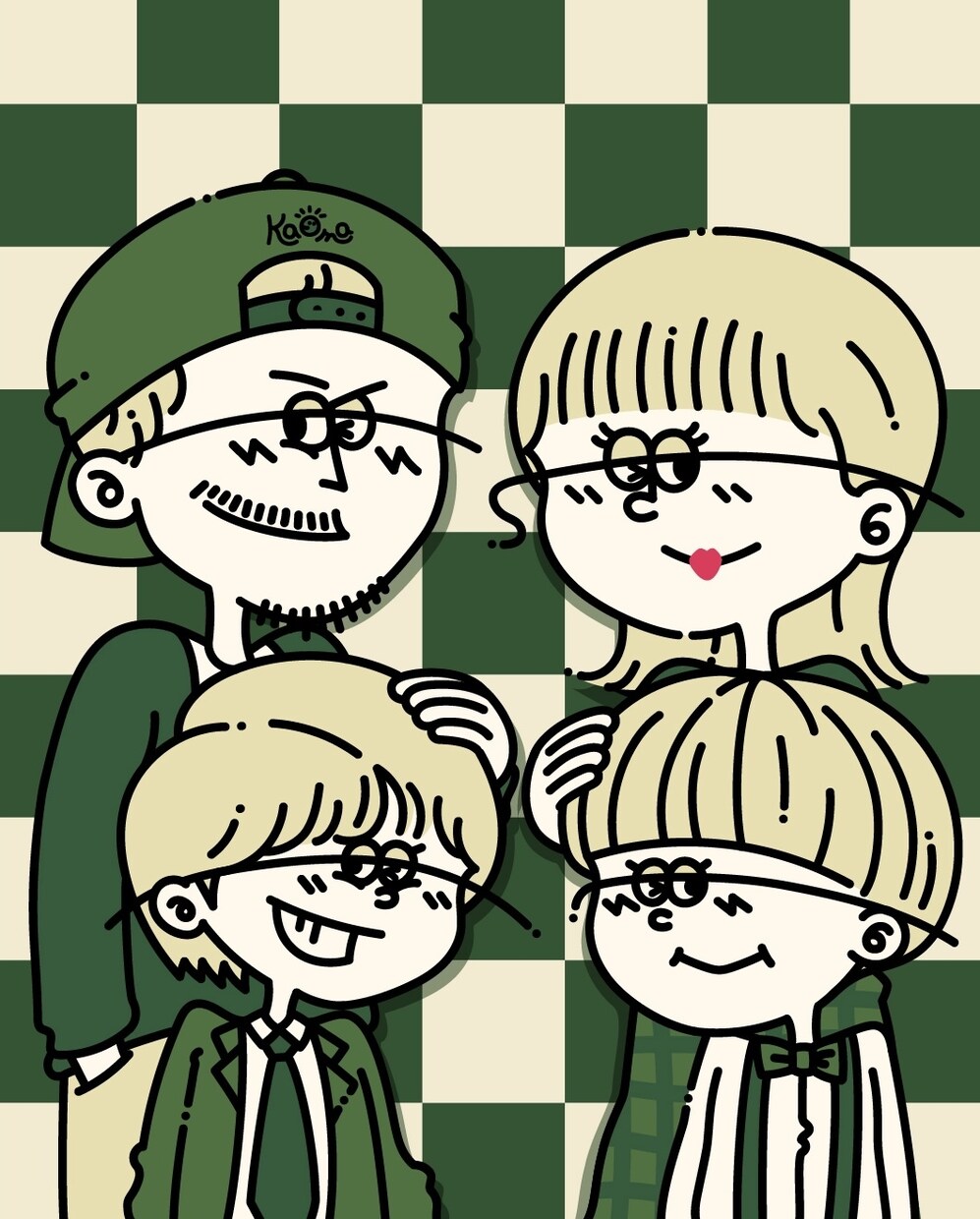 世界に一つの可愛くてPOPなイラストを描きますます 記念日やウェディングイラストなど思い出に残る作品を提供します イメージ9
