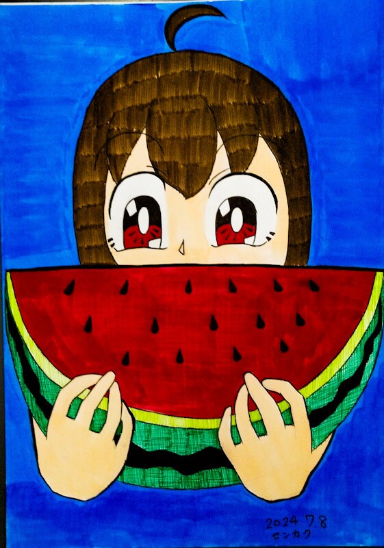A4でアナログのオリジナルイラストを描きます アナログのオリジナルイラストなら線描く書房がオススメ イメージ2