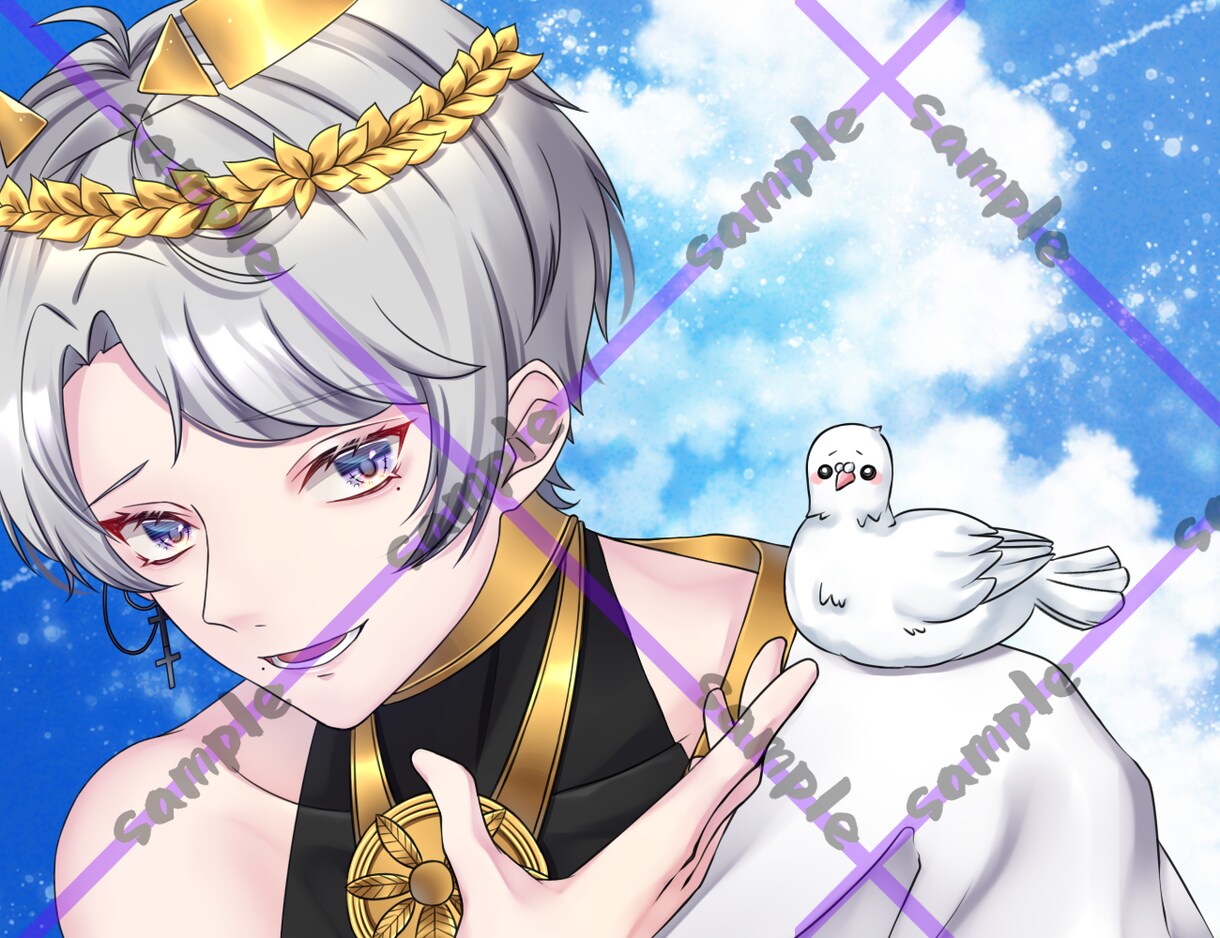 修正回数何度でも可!!SNS等のアイコン描きます SNSのアイコン用やゲーム内アイコンをお求めの方に イメージ9